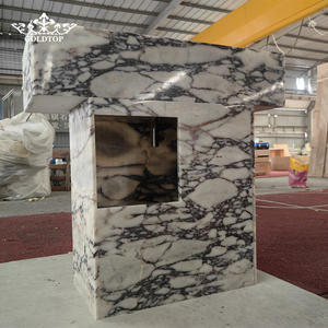 Losas de Calcita Calacatta Viola Pulida de Lujo GOLDTOP, Piedra con Vetas Púrpuras para Islas de Cocina de Diseño y Baños Principales de Villas - Product Image 5