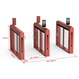 Portillon intelligent de type pont pour chantier, accès piéton, reconnaissance faciale, anti-collision, bidirectionnel, sans balais - Product Image 5