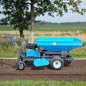 Esparcidor de césped giratorio de doble disco multifuncional Esparcidor de fertilizante multiusos Esparcidor de jardín de granja - Product Image 3