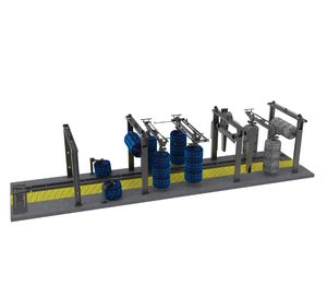 نظام غسيل سيارات نفقي فعال من ريسنس مع قوة تنظيف عالية وتجفيف كامل الجسم 3 مراحل/AC380V/50Hz - Product Image 2