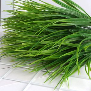 <b>Artificial</b> <b>Grass</b> 7-Forked Spring <b>Grass</b> 35CM Green Plastic Fake Plant For Home Wedding Decoration - Product Image 4
