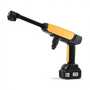 ปืนฉีดน้ำแรงดันสูงไร้สาย มอเตอร์ไร้แปรงถ่าน 250 PSI หัวฉีด 6-in-1 ใช้แบตเตอรี่ พกพาสะดวก สำหรับล้างรถ - Product Image 2