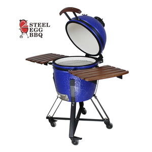 <span class=keywords><strong>SEB</strong></span> KAMADO 18 pouces Kamado céramique populaire charbon de bois barbecue fumeur gril de cuisson Kamado avec toutes les tailles - Product Image 3