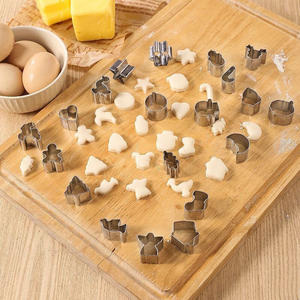 Bộ 20 cái giáng sinh <span class=keywords><strong>Cookie</strong></span> khuôn mini <span class=keywords><strong>Cookie</strong></span> cắt <span class=keywords><strong>cookie</strong></span> Rau Khuôn nướng công cụ trong kho - Product Image 3