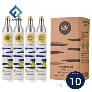 Nouveau Portable Soda Cylindre 0.6l Co2 Bouteille En Aluminium CO2 Gaz Petit Cylindre pour Soda Maker Utilisation - Product Image 5