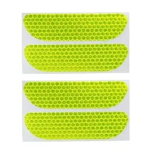 4 autocollants réfléchissants de sécurité pour portières de voiture, bande réfléchissante d'avertissement, accessoires automobiles extérieurs et intérieurs - Product Image 1