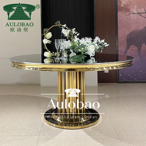 Juegos de Mesa de Comedor Modernos y Lujosos de Acero Inoxidable Blanco para Apartamentos y Hoteles - Product Image 3