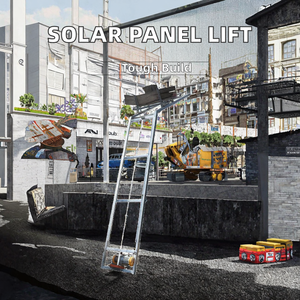 Escalera de Instalación de Paneles Solares, Elevador Eléctrico para Paneles Fotovoltaicos, Elevador de Construcción para Uso Doméstico, Cadena de Acero de 220 V, Carga de 300 kg - Product Image 2