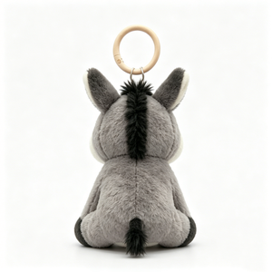 Custom Donkey plush keychain, <b>Mini</b> donkey stuffed animal keyring , Donkey plush <b>backpack</b> charm - Product Image 4