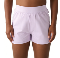 Shorts de sport décontractés pour femmes, taille mi-haute, style vintage, avec poches, en coton et laine, taille élastique, séchage rapide, pour l'été et la détente