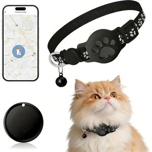 ปลอกคอ GPS สำหรับแมว ตัวติดตามอัจฉริยะ กันน้ำ บลูทูธ ติดตามตำแหน่งแบบเรียลไทม์ สำหรับ Android พร้อมแอปพลิเคชัน - Product Image 1