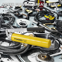 Pistolet à graisse manuel robuste 12000 PSI 400cc de type allemand, anti-fuite, double sortie, pour excavatrice, construction, bricolage, OEM/ODM