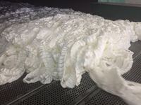 100g Fibre de Filament de Polyester 100% Vierge de Qualité Supérieure, Matière Creuse Conjugée Ignifuge, Type Fluff Raw 7D 15D pour Rembourrage