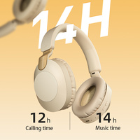 Headphone Nirkabel Earphone 5.03 Kompatibel dengan Bluetooth Headset Gaming Stereo 3D Headphone Over-Ear Lipat Earpiece Nirkabel