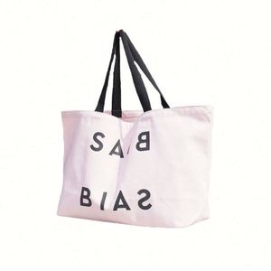 Sac fourre-tout promotionnel en toile de coton naturel durable avec logo personnalisé, faible MOQ - Product Image 3