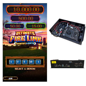 Nouveau design, prix de gros, authentique et original, Fire Link Country Light Preview Function, plateau de jeu de flipper en métal, version anglaise - Product Image 1