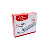Agrafes métalliques robustes HUACHI 23/17, 23 AWG, largeur de la couronne de 13 mm, pour agrafeuse - Fournitures de bureau et scolaires