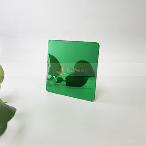 Panneau décoratif en acier inoxydable finition miroir EX829 pour projets de décoration intérieure commerciale - Product Image 1