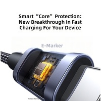 Câble de données à affichage numérique UGreen Type-C double tête PD100W/66W Super Fast Charging Ctoc