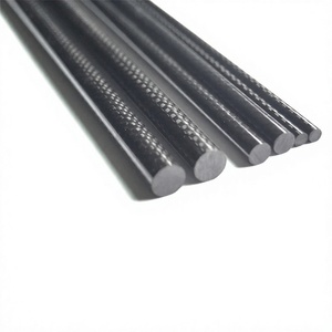 Tiges solides en fibre de carbone 3K personnalisées |   Barres rondes durables de différents diamètres - Product Image 2