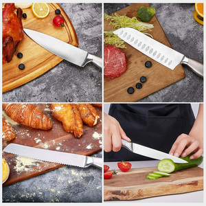 TOALLWIN Juego <span class=keywords><strong>de</strong></span> <span class=keywords><strong>Cuchillos</strong></span> <span class=keywords><strong>de</strong></span> Cocina <span class=keywords><strong>de</strong></span> Acero Inoxidable <span class=keywords><strong>de</strong></span> Alta Calidad, 14 Piezas, <span class=keywords><strong>Cuchillos</strong></span> <span class=keywords><strong>de</strong></span> <span class=keywords><strong>Chef</strong></span> - Product Image 5