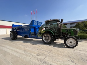 Remolque de toma de fuerza de granja, aplicador de fertilizante de granja/esparcidor de estiércol de 10 toneladas, esparcidor de fertilizante orgánico, remolque de fertilizante tractor - Product Image 2