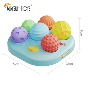 Jouets de <span class=keywords><strong>voyage</strong></span> pour bébé, jouet sensoriel, jouets tactiles, lampe d'exploration des étoiles et des planètes avec balles texturées douces pour bébé - Product Image 6