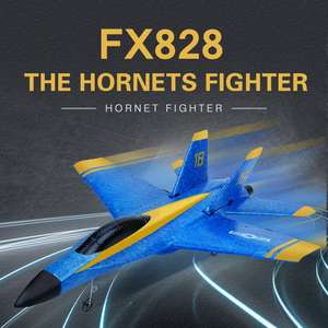 2021 Neueste Fliegen bär FX-828 <span class=keywords><strong>RC</strong></span> segel flugzeug 2.4G 2CH <span class=keywords><strong>F</strong></span>/A-18 Streik kämpfer Hornet <span class=keywords><strong>RC</strong></span> segel flugzeug RTF Jungen Flugzeug Interessantes Spielzeug - Product Image 6