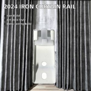 Huancheng 2024 Nuovo Binario <span class=keywords><strong>in</strong></span> <span class=keywords><strong>Ferro</strong></span> per Tende <span class=keywords><strong>in</strong></span> Stile Art Deco da 25MM per Anniversario - Product Image 2