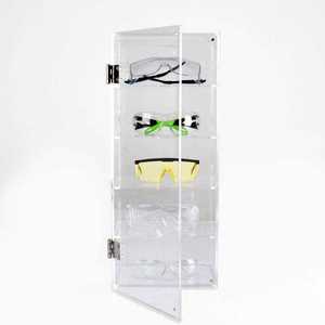 Comptoir Transparent 360 Rotation Bijoux Affichage Fumée Rack Cabinet avec Serrure et Clé Acrylique Jewel Box - Product Image 5