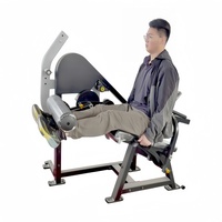 Machine Commerciale 2-en-1 en Acier pour Flexions et Extensions des Jambes Assises avec Fonctions de Sécurité pour l'Entraînement des Ischio-jambiers et des Quadricipèdes