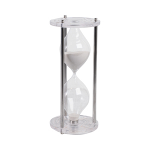 Sablier classique moderne et élégant, décoration de table pour la maison ou le bureau, 30 minutes - Product Image 3