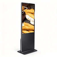 Écran LCD tactile capacitif multi-touch sur pied, tout-en-un, pour kiosque interactif en centre commercial