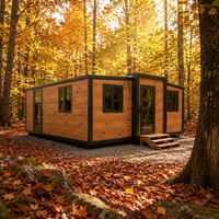 Maison conteneur pliable Jiezhu à double aile extensible, unité de vie épaissie et respirante pour dortoir