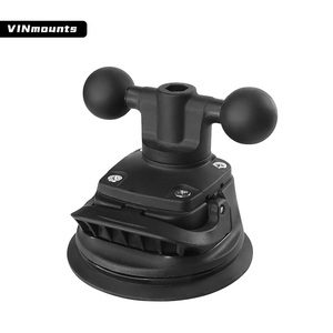 Ball Mount Twist Lock Suction Cup Base Window Mount 360 Degree Rotation for RAM Double Socket Arm Phones Action Camera Accessory - Product Image 1