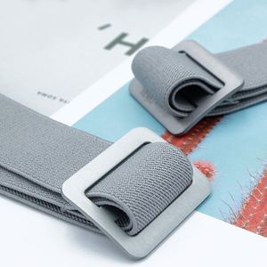 Elastic Band Nylon Rubber Polyester Adjustable Elastic <b>Headband</b> With <b>Plastic</b> Buckle for Massage Glasses - Product Image 2