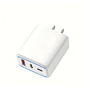 25W 65W GaN AC Wall Mounted Travel Charger with <b>USB</b> A <b>USB</b> <b>C</b> PD ports and EU US US UK plugs - Product Image 2