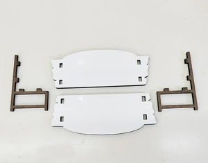 Wholesale 2025 New Design Sublimation Blanks <strong>Memory</strong> <strong>Bench</strong> DIY White Customized Logo Custom Shapes Party Wooden Craft <strong>Bench</strong> - Product Image 4