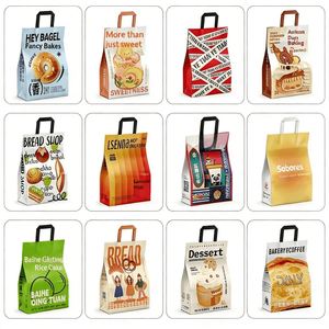 Custom Eco-Friendly Handmade Kraft Paper Food Packaging <b>Bag</b> Biodegradable <b>Waterproof</b> Magnetic Closure Custom Printed Logo - Product Image 5