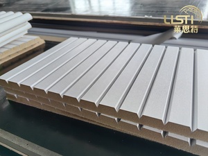 Pannelli Tamburati in <span class=keywords><strong>Legno</strong></span> Morbido con Strisce MDF di Alta Qualità, Flessibili <span class=keywords><strong>per</strong></span> Decorazione Mobili o <span class=keywords><strong>Pareti</strong></span> Angolari Interne - Product Image 3