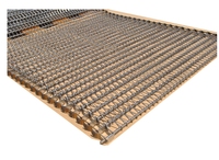 Bande transporteuse en fil spiralé en acier inoxydable 304 316 de qualité alimentaire pour four de refroidissement automatique, récolteuse de céréales et de pommes de terre