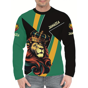T-shirt con bandiera nazionale personalizzata top Vintage autunno stampa digitale sublimazione t-shirt felpa grafica <span class=keywords><strong>abbigliamento</strong></span> <span class=keywords><strong>uomo</strong></span> moda - Product Image 4