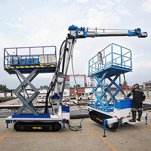 Venta al por mayor, equipo de operación de mina de carbón subterránea, camión de plataforma plana de transporte de orugas hidráulico neumático con plataforma elevadora - Product Image 6