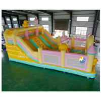 Château gonflable pour enfants en PVC durable à prix avantageux, avec toboggan, aire de jeux gonflable, parc d'attractions avec souffleur