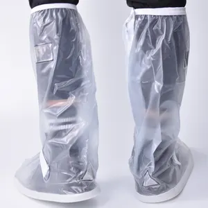 Protecteur en silicone réutilisable personnalisé anti-boue bottes de chaussures unisexes pour adultes couverture extérieure jours de pluie