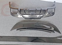 Véritable fibre de carbone pare-chocs avant lèvre jupe latérale diffuseur arrière aileron arrière pour Porsche Panamera 970 mises à niveau turbo 2014-2016