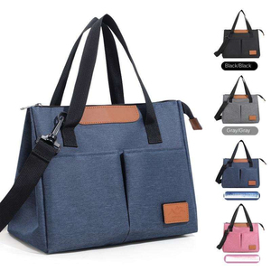 Sac isotherme réutilisable en tissu Oxford grande capacité avec fermeture éclair pour pique-nique, pour 2 personnes, en polyester - Product Image 3