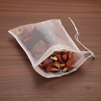 Sacs à thé en nylon jetables de qualité alimentaire, taille personnalisable, avec cordon de serrage, pour thé en vrac, café, herbes, best-seller