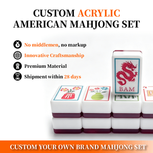 Set di Mahjong di Lusso Personalizzato, 160 Pezzi Rosa <span class=keywords><strong>e</strong></span> Verde, 4 Strati, Serie a Tema Schiaccianoci <span class=keywords><strong>e</strong></span> Balletto per Natale <span class=keywords><strong>e</strong></span> Festività, Tessere Mahjong Americane - Product Image 6