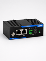 Divisor PoE Industrial IEEE 802.3af de 15.4W, Gigabit, Riel DIN, Salida de 12V CC, Ethernet RJ45 para Cámaras IP sin PoE, CCTV, AP